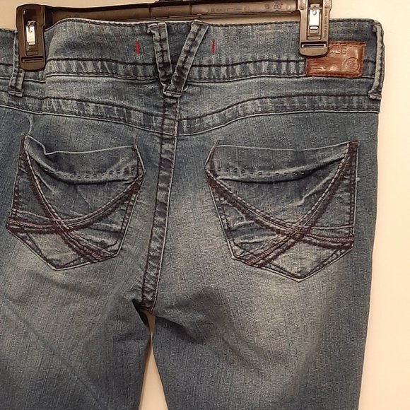 Jeans-FRAGILE, Junior Sz9 Stretch Straight Leg Jean, Soft, comfortable Jean, EUC - Picture 6 of 6